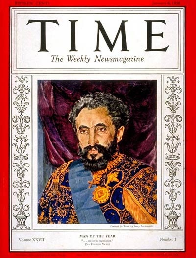 HAILE SELASSIE (1892-1975). EL HOMBRE DEL AÑO, 1936