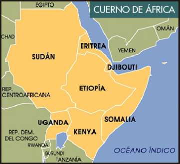 El cuerno de África