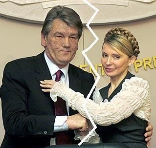 ALIANZA ROTA PRESIDENTE VÍCTOR YUSCHENKO Y EX PRIMERA MINISTRA YULIA TIMOSHENKO