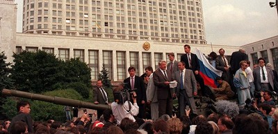 YELTSIN EN LA RESISTENCIA AL GOLPE DE 1991