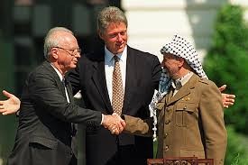 ISAAC RABIN Y YASER ARAFAT 