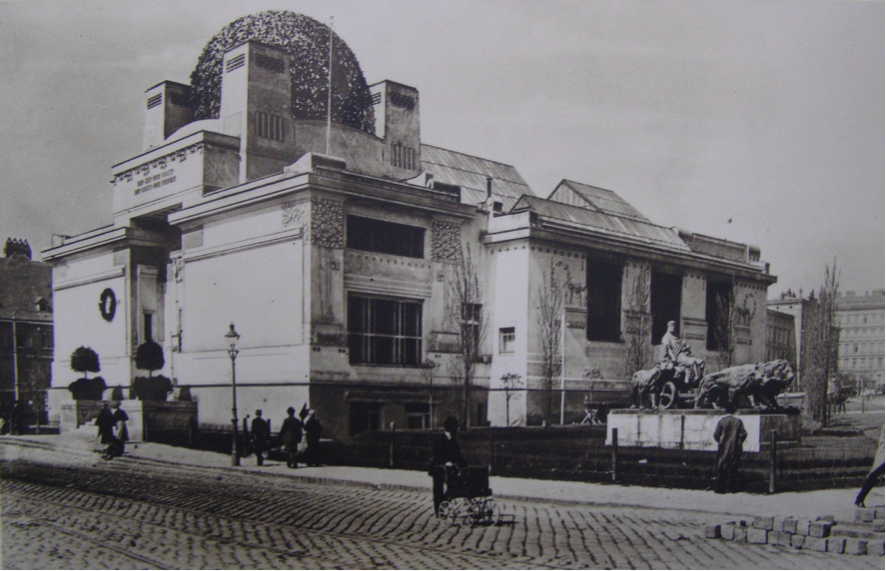 El característico edificio de la Secession